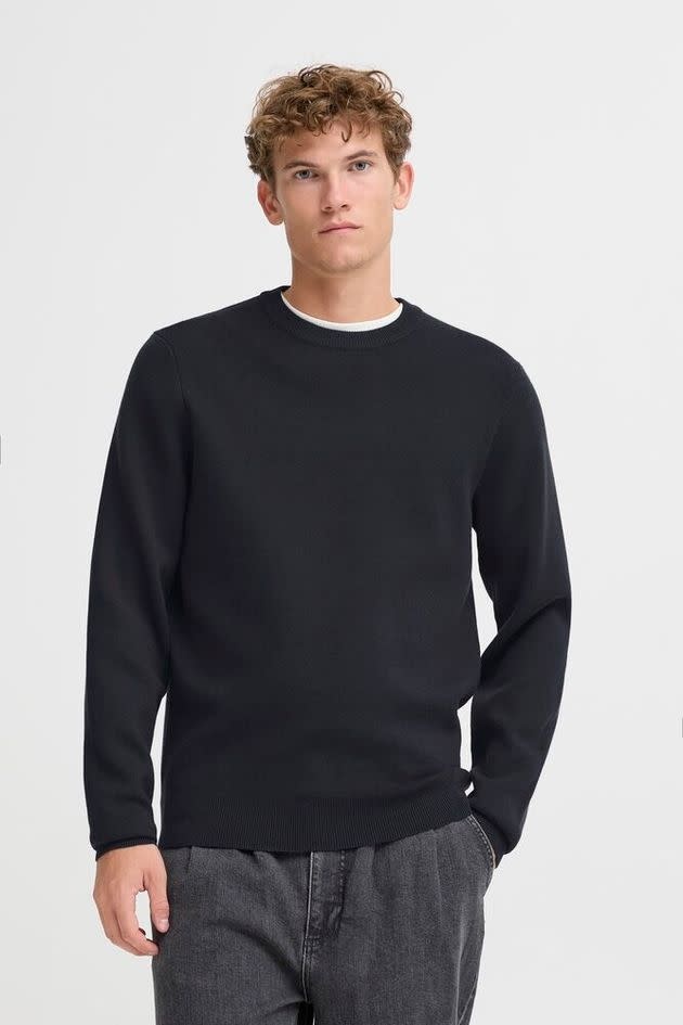 Casual Friday 20506022 Theo 0231 Milano Crew Neck Knit 194013 Dark Navy