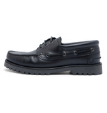 Garment Project  Ollie Boat Shoe Black Leather