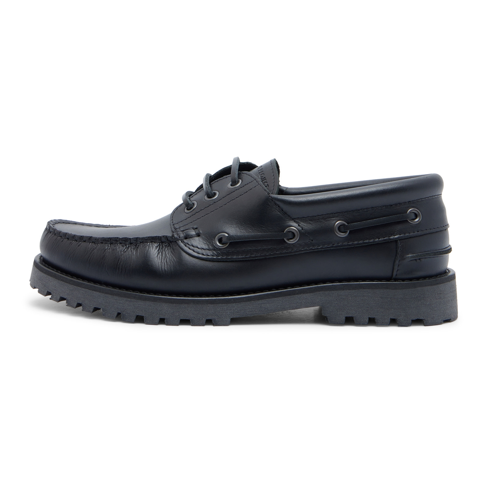 Garment Project Garment Project Ollie Boat Shoe Black Leather