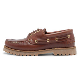 Garment Project Ollie Boat Shoe Brown Leather