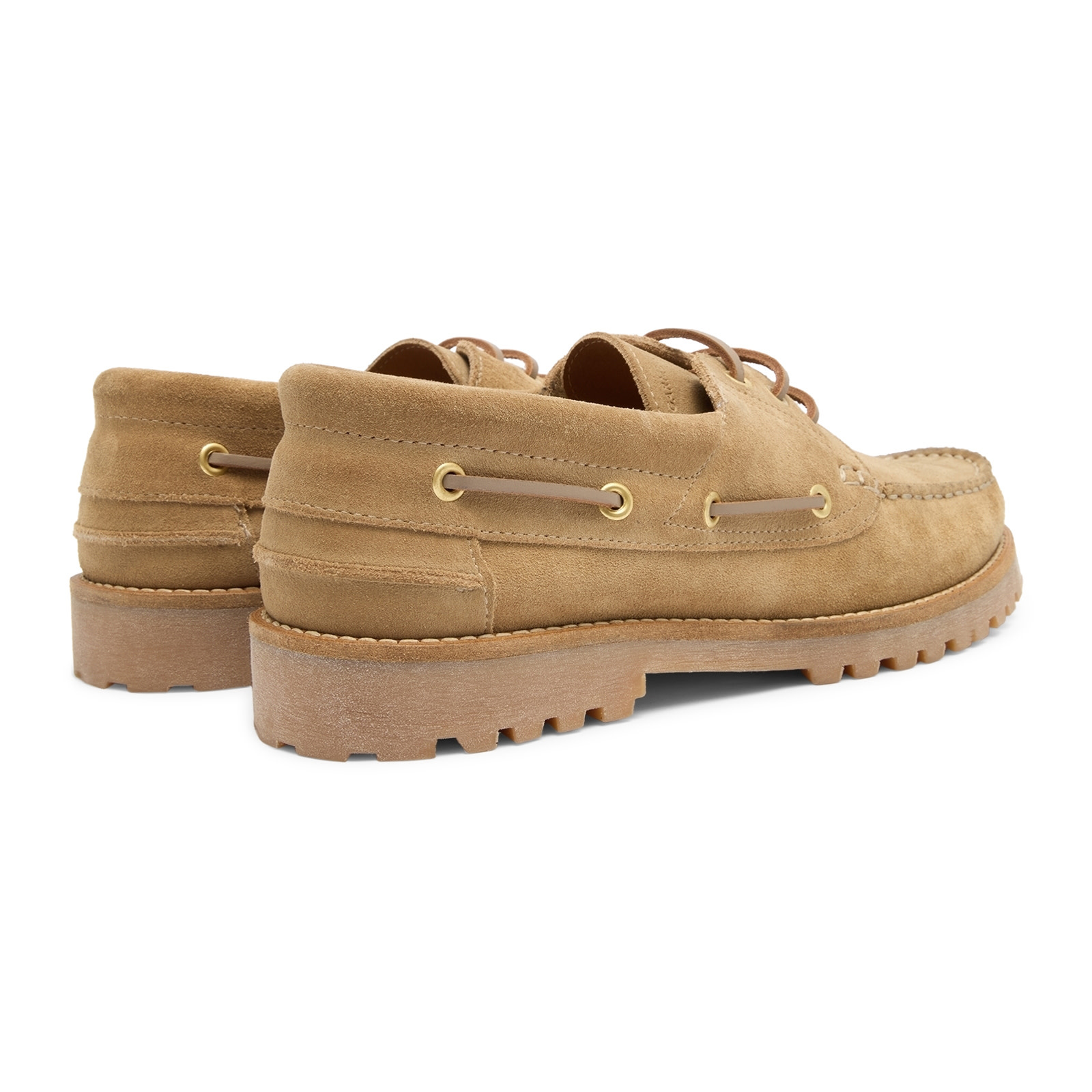Garment Project Ollie Boat Shoe Earth Suede