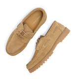 Garment Project Ollie Boat Shoe Earth Suede