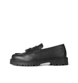 Garment Project Pete Loafer Textured Leather Black