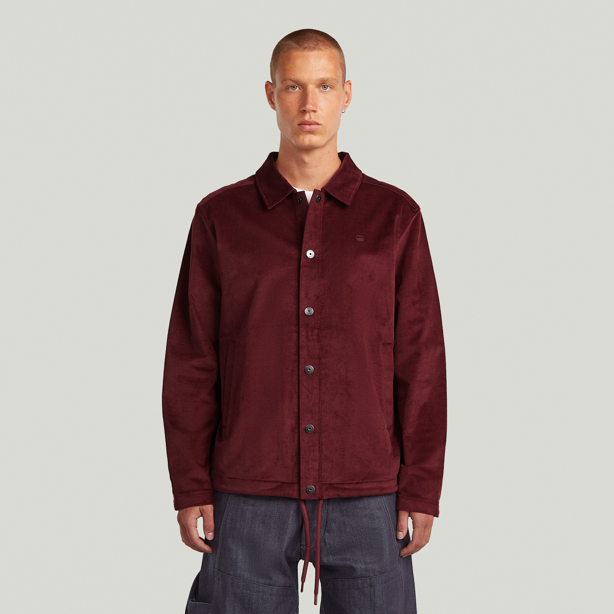 G-Star Corduroy Coach SW Jacket Port Red