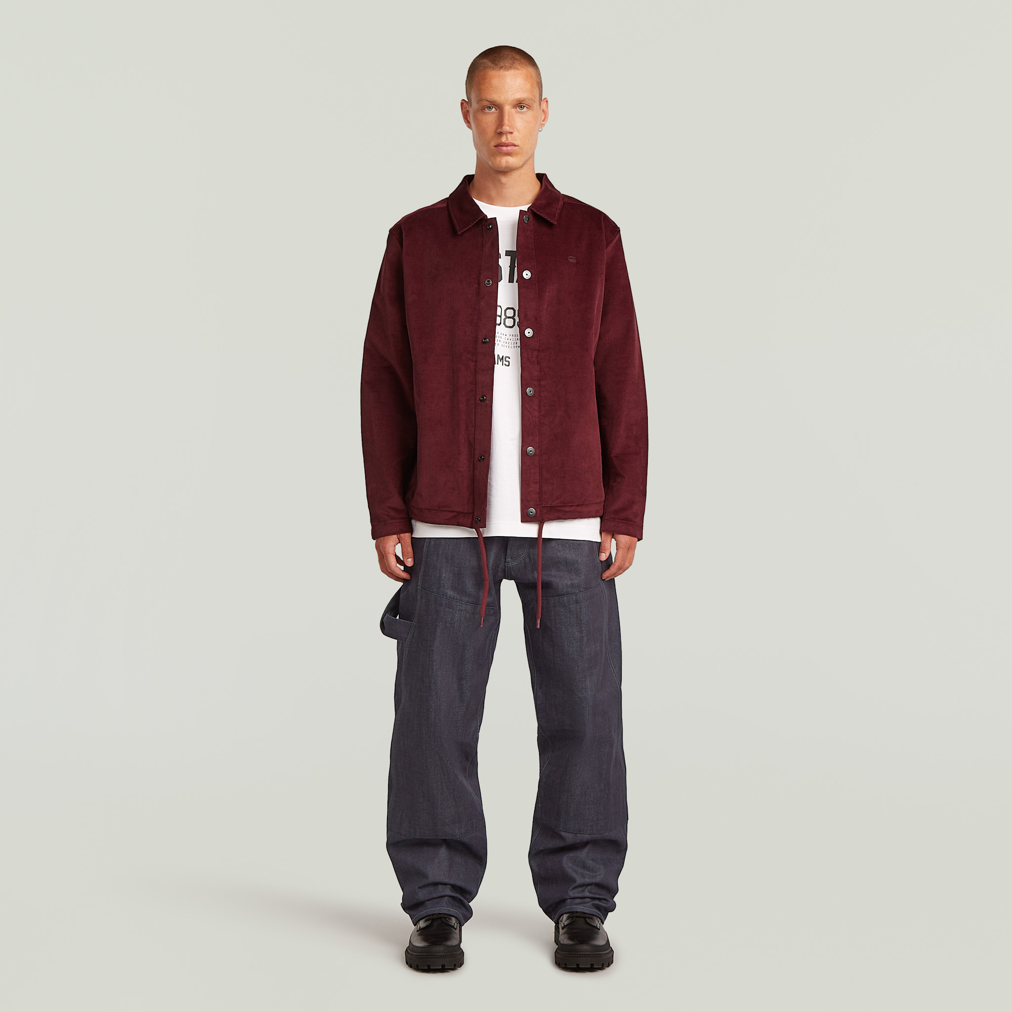 G-Star Corduroy Coach SW Jacket Port Red