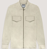 Kultivate Luxury Zip Overshirt Moonbeam