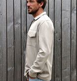 Kultivate Luxury Zip Overshirt Moonbeam