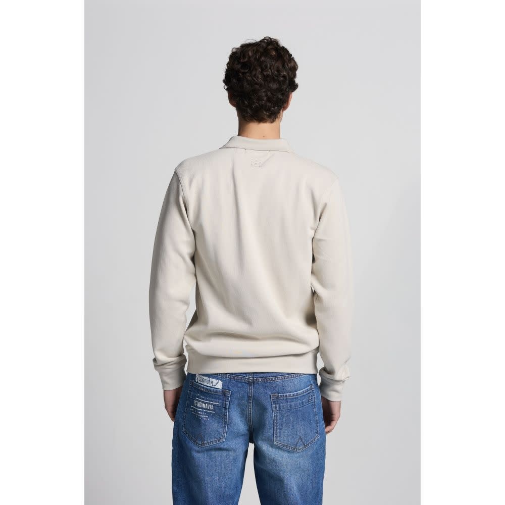 Vanner Tisso Halfzip Sweat Ancient Scroll Beige