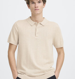 Casual Friday 20506131 Bells S/S Polo Knit 1209081 Summer Sand Melange