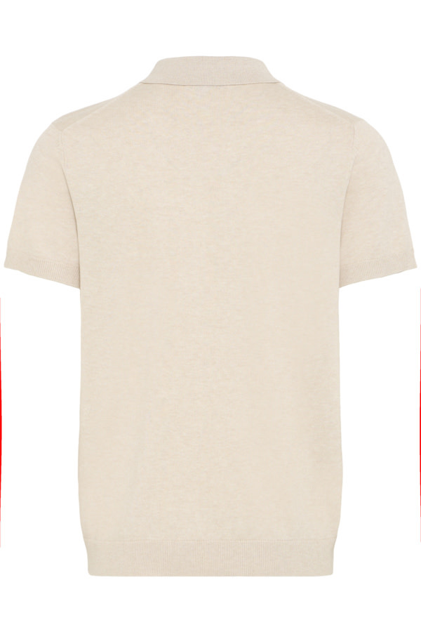 Casual Friday 20506131 Bells S/S Polo Knit 1209081 Summer Sand Melange