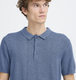 Casual Friday 20506131 Bells S/S Polo Knit 1840281 Bering Sea Melange