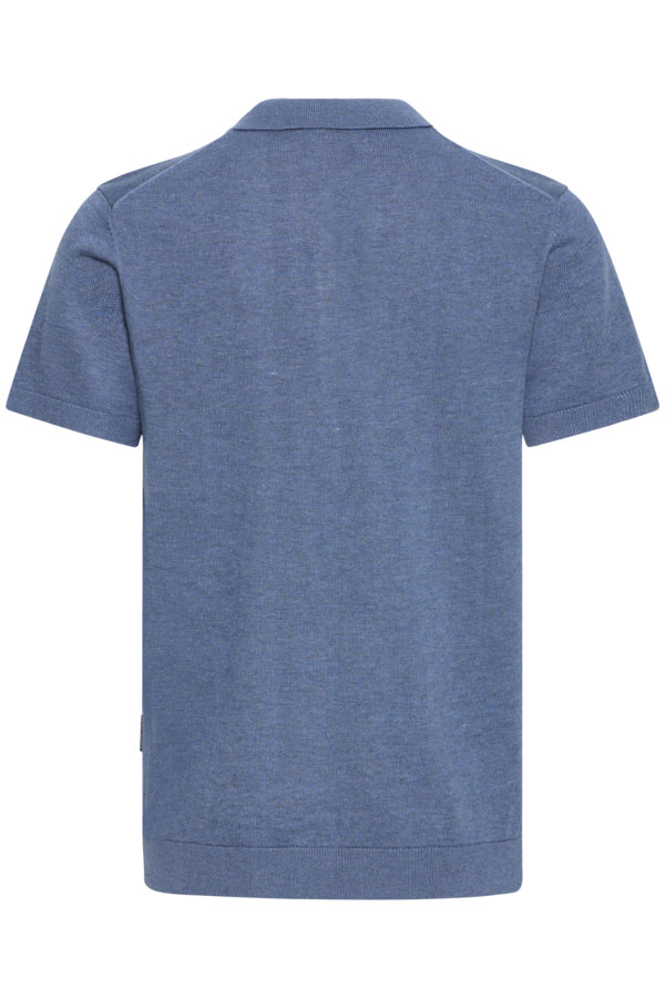 Casual Friday 20506131 Bells S/S Polo Knit 1840281 Bering Sea Melange