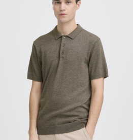 Casual Friday 20506131 Bells S/S Polo Knit 1908101 Major Brown Melange