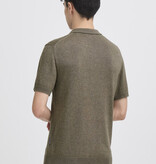 Casual Friday 20506131 Bells S/S Polo Knit 1908101 Major Brown Melange