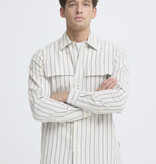 Casual Friday 20506159 Wiberg Stripes L/S Shirt Jet Stream White