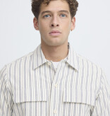 Casual Friday 20506159 Wiberg Stripes L/S Shirt Jet Stream White