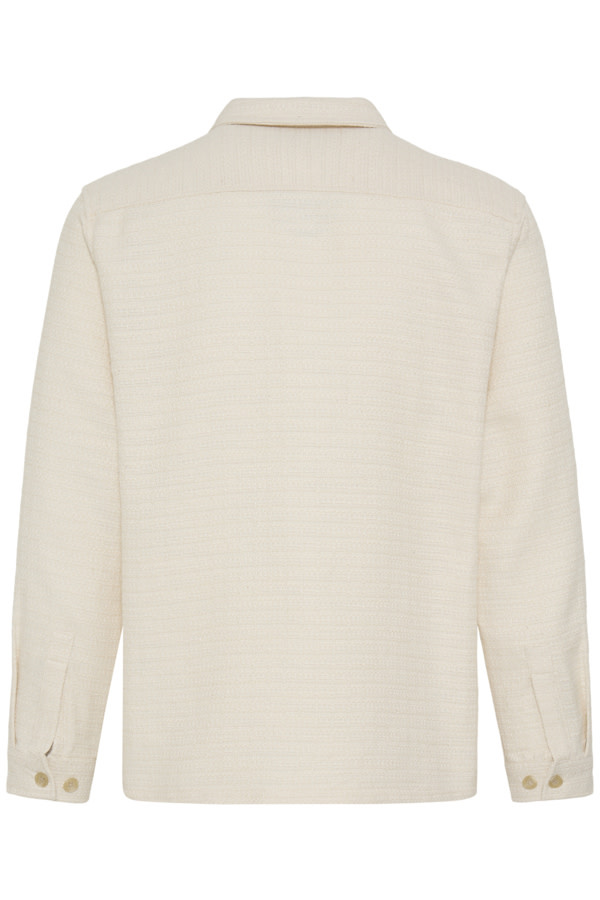 Casual Friday 20506167 Matt Structured Overshirt 110605 Jet Stream White