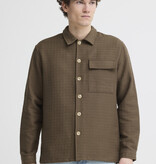Casual Friday 20506167 Matt Structured Overshirt 181016 Cub Brown