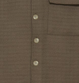 Casual Friday 20506167 Matt Structured Overshirt 181016 Cub Brown