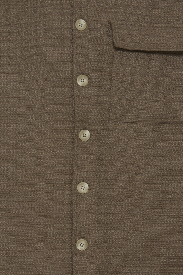 Casual Friday 20506167 Matt Structured Overshirt 181016 Cub Brown