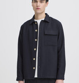 Casual Friday 20506167 Matt Structured Overshirt 194013 Dark Navy