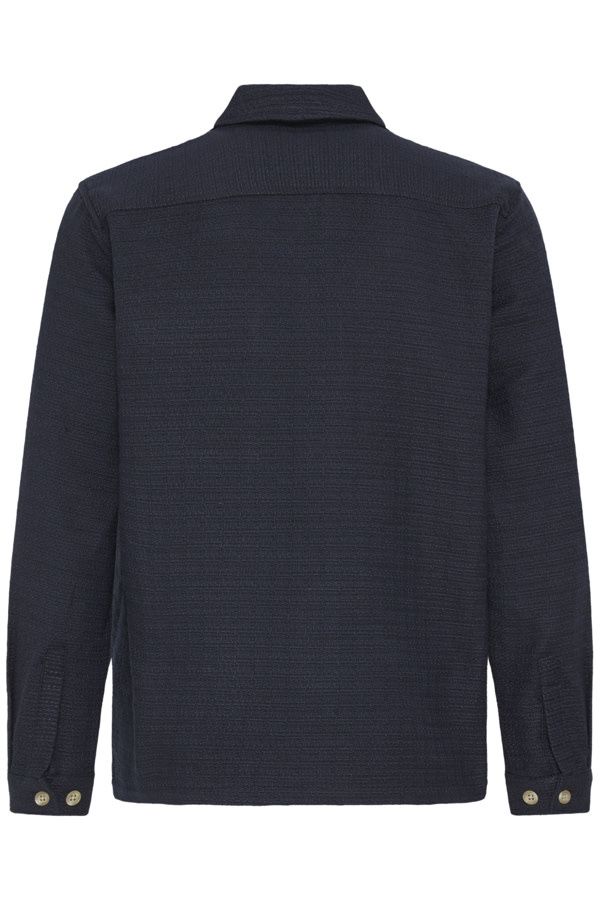 Casual Friday 20506167 Matt Structured Overshirt 194013 Dark Navy