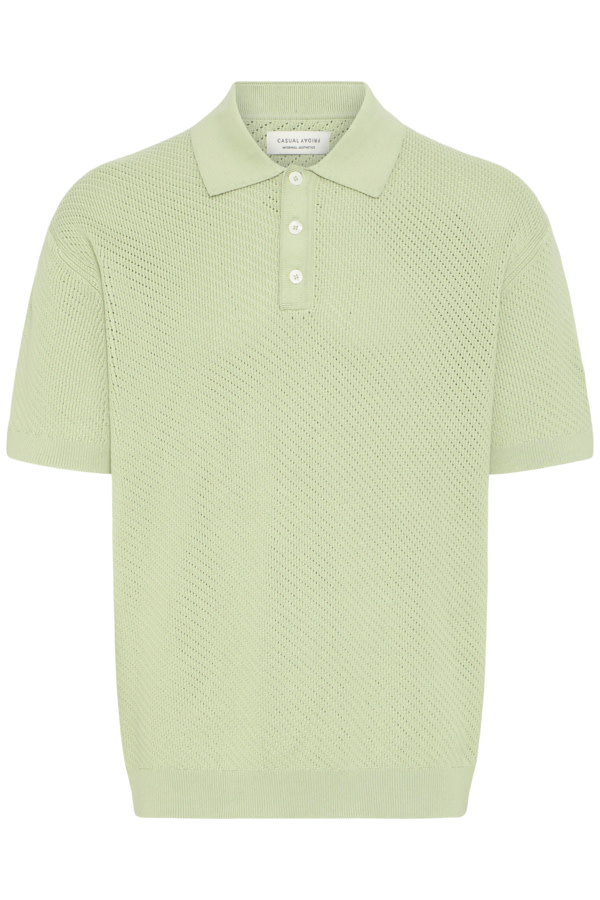 Casual Friday 20506172 Isaksson S/S Polo Knit 156310 Swamp Green