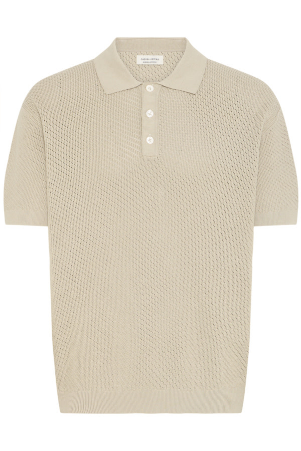 Casual Friday 20506172 Isaksson S/S Polo Knit 161102 Island Fossil