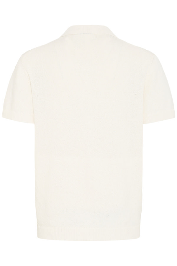 Casual Friday 20506174 Lindholm S/S Resort Knit 110605 Jet Stream White