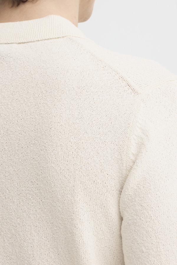 Casual Friday 20506174 Lindholm S/S Resort Knit 110605 Jet Stream White