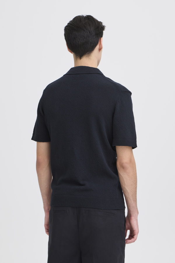 Casual Friday 20506174 Lindholm S/S Resort Knit 194013 Dark Navy