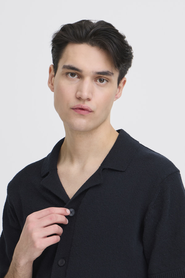 Casual Friday 20506174 Lindholm S/S Resort Knit 194013 Dark Navy