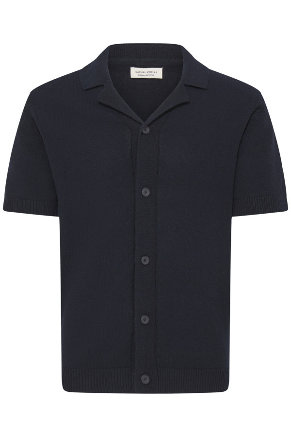 Casual Friday 20506174 Lindholm S/S Resort Knit 194013 Dark Navy