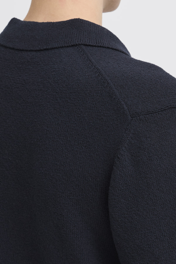 Casual Friday 20506174 Lindholm S/S Resort Knit 194013 Dark Navy