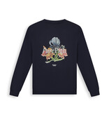 Pure Path 26010309 Trio Of Flowers Crew Neck Sweat Dark Navy