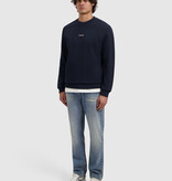 Pure Path 26010309 Trio Of Flowers Crew Neck Sweat Dark Navy