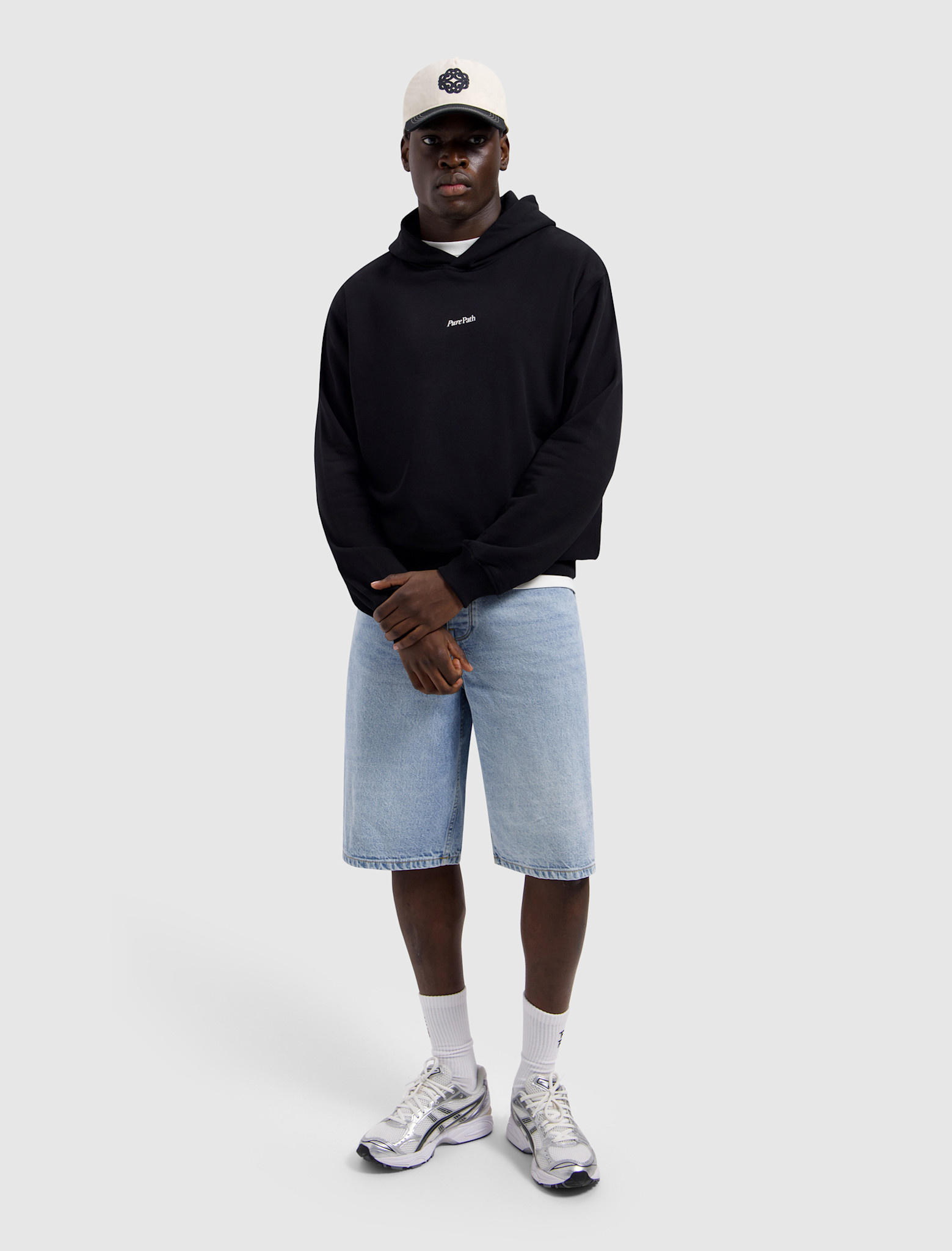 Pure Path 26010303 Bold Emblem Hoodie Black