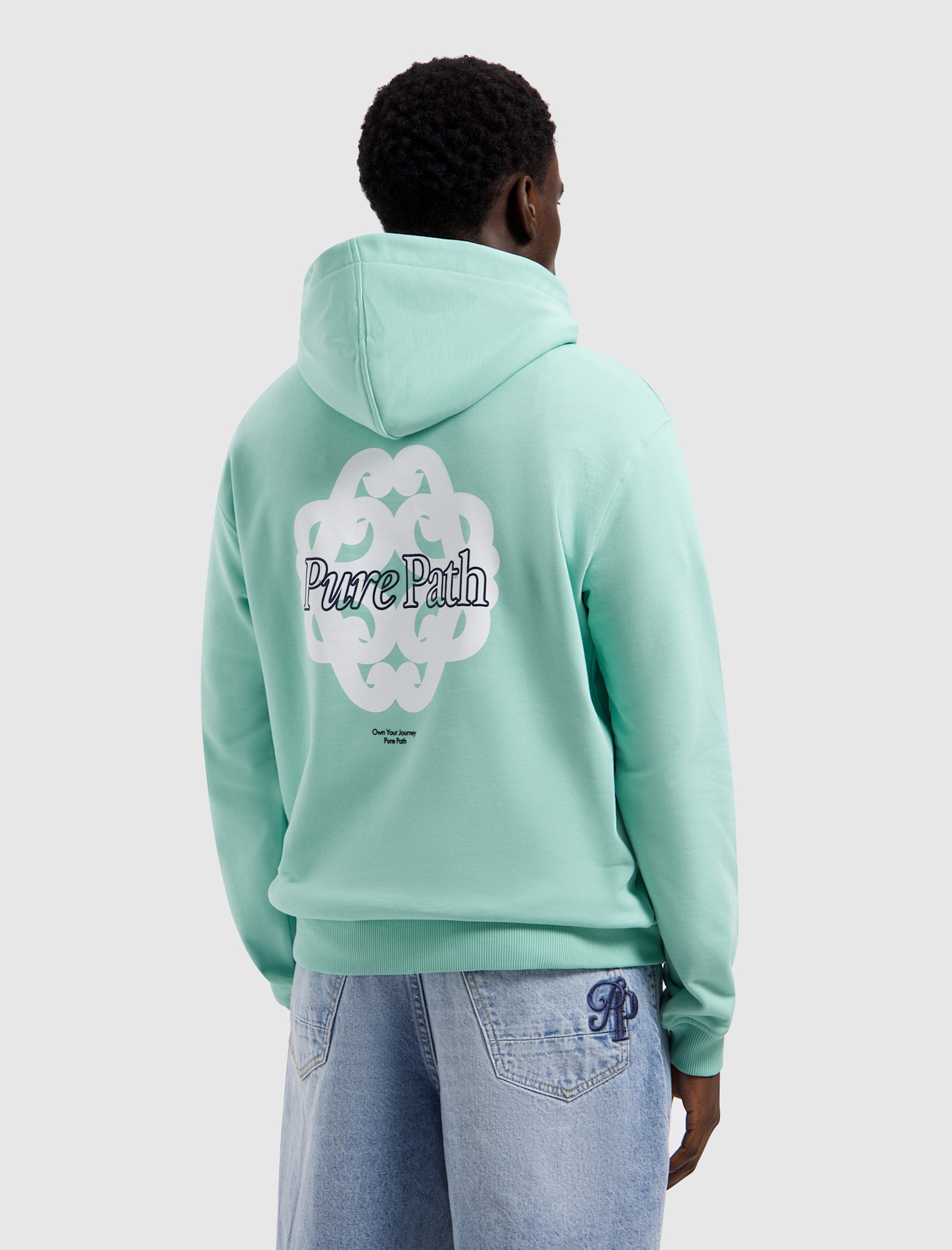 Pure Path 26010303 Bold Emblem Hoodie Mint