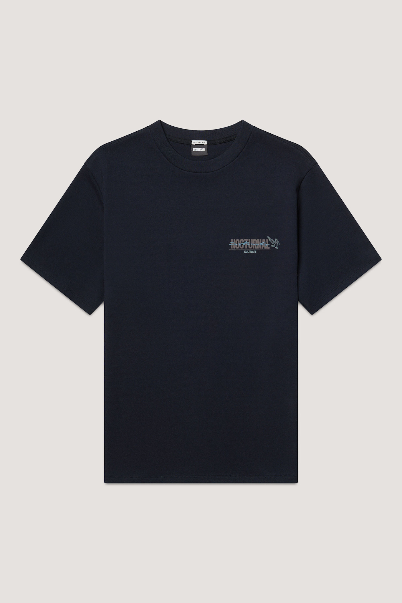 Kultivate Comfy Owl Tee Dark Navy