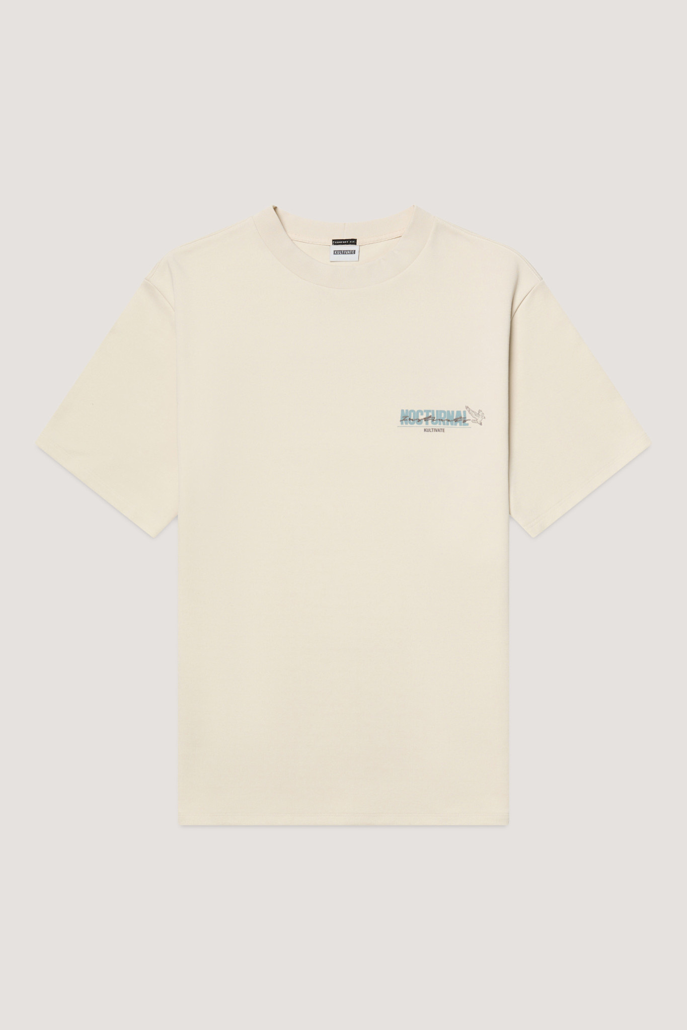 Kultivate Comfy Owl Tee Moonbeam