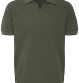 Casual Friday 20505399 Mateo Structured Knit Polo 190312 Beetle Green