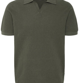 Casual Friday 20505399 Mateo Structured Knit Polo 190312 Beetle Green