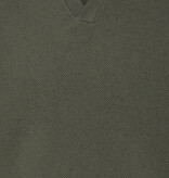 Casual Friday 20505399 Mateo Structured Knit Polo 190312 Beetle Green