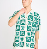 Resterods Leon Chrochet S/S Overshirt 8156-Green