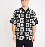 Resterods Leon Chrochet S/S Overshirt 9001-Black