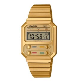 CASIO Edgy Collection A100WEG-9AEF Gold Steel