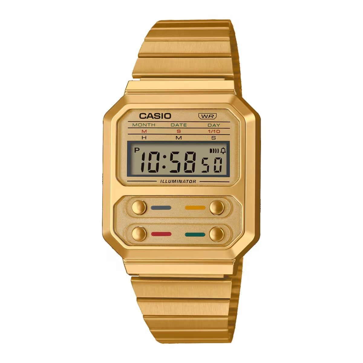 CASIO CASIO Edgy Collection A100WEG-9AEF Gold Steel