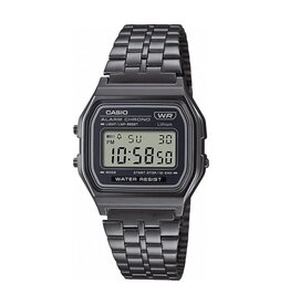 CASIO Vintage Iconic A158WETB-1AEF Black Steel