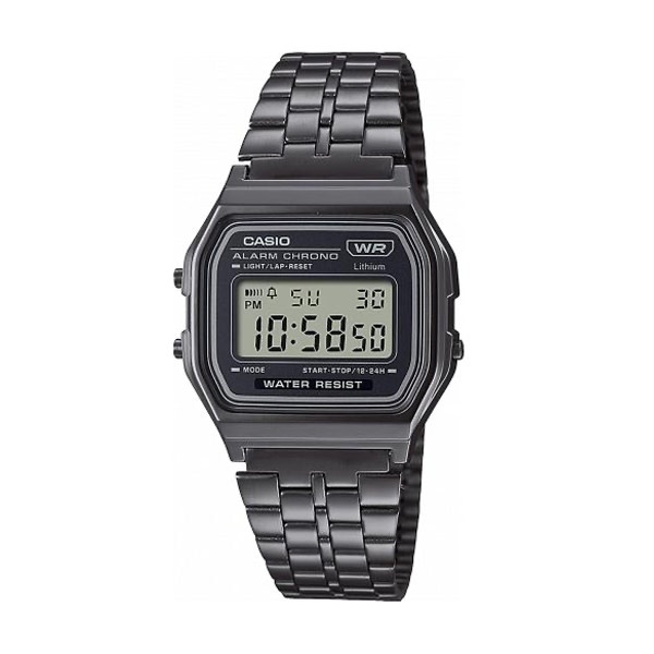 CASIO CASIO Vintage Iconic A158WETB-1AEF Black Steel