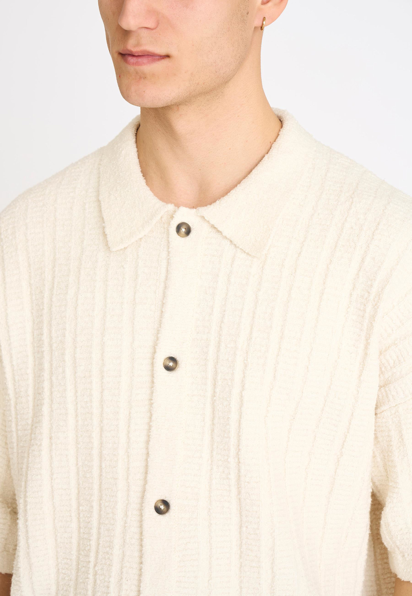 Resterods George S/S Shirt 80-White